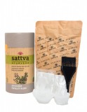 Vopsea Henna Blond Cenușiu Sattva Ayurveda, Certificata Naturala, Curly Girl Approved, 150g