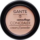 Corector camuflaj pudra-crema 02 Sand - SANTE NATURKOSMETIK