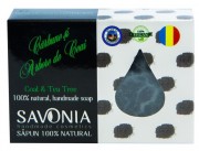 Sapun natural handmade Carbune si Arbore de Ceai - Savonia