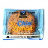 Cookie bio cu chia si lamaie, fara gluten, 50g - Kookie Cat