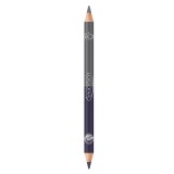 DELISTAT Creion contur ochi in 2 culori gris deschis + mov, Light Grey 03 - LOGONA