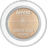 Fard de pleoape bio Signature Colour, Dazzling Gold 08 - LAVERA