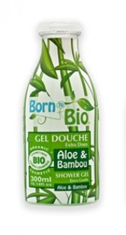 Gel de dus bio Aloe   Bambus, 300 ml - Born to Bio
