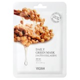 Masca de fata pentru elasticitate Daily Green cu Natto Collagen - YADAH