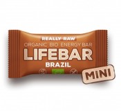 Baton cu nuci braziliene raw bio, 25g - Lifebar