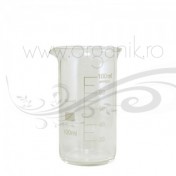 Pahar termorezistent sticl #259; Berzelius 100 ml - Mayam