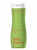Sampon si gel de dus pentru copii, pepene si cocos, 473ml - ATTITUDE Little Leaves