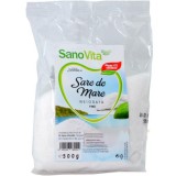 Sare de mare fina neiodata, 500g - Sanovita