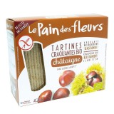 Tartine crocante bio cu castane, fara gluten, 150g - Le Pain des Fleur