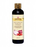 Ulei de Par cu Ceapa Rosie si Hibiscus, Anticadere si Crestere Rapida, 200ml - Sattva Ayurveda