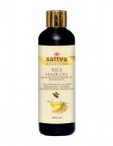 Ulei de Par Nutritiv cu Orez, Rozmarin si Argan, Hidratare si Revitalizare, Anti-frizz, 200ml - Sattva Ayurveda