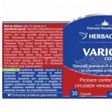 Varicin Complex supliment circulatie venoasa si varice, 30 capsule - HERBAGETICA