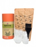 Vopsea de par Henna Cupru Light Red Sattva Ayurveda, Certificata Naturala, Curly Girl Approved, 150g