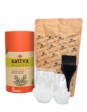 Vopsea de par Henna Pura Rosu Sattva Ayurveda, Certificata Naturala, Curly Girl Approved, 150g